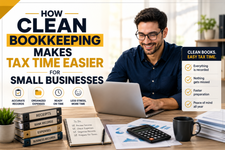 How Clean Bookkeeping Makes Tax Time Easier